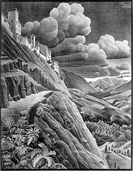 Castrovalva, by M.C. Escher